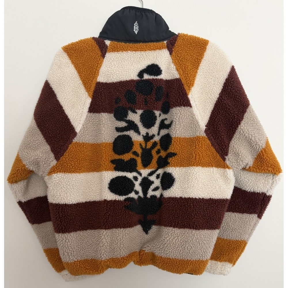 Free People Rocky Ridge Fleece Jacket Retro Gorpcore Women's Size Small